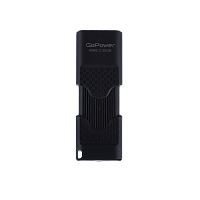 Флеш-накопитель GoPower SLIDER 32GB USB2.0 пластик черный матовый (1/50/1000) 
