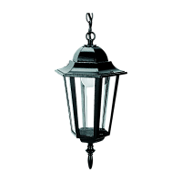 Светильник садово-парковый Camelion 4105 60W 230V E27 IP43 подвесной с проводом черный (1/10)