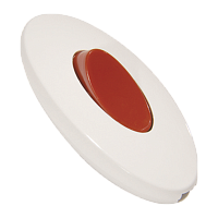 Выключатель для бра Makel 1-клав.пластик белый красный 10080 (1/60)