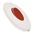 Выключатель для бра Makel 1-клав.пластик белый красный 10080 (1/60)