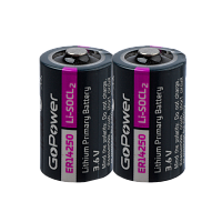 Батарейка GoPower ER14250 1/2AA SH2 Li-SOCl2 3.6V (2/100/600) 