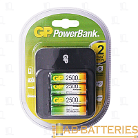 З/У для аккумуляторов GP PB550 AA/AAA 4 слота +4AA 2500mAh (1/10)