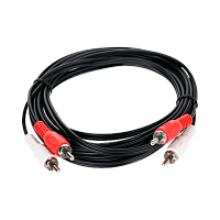 Кабель ENERGY POWER 2xRCA (m)-2xRCA (m) 3.0м ПВХ черный в пакете (1/300)
