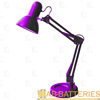 Светильник настольный Camelion KD-313 60W 230V E27 на основании пурпурный (1/6)