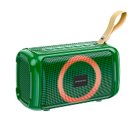 Портативная колонка Borofone BR17 bluetooth 5.1 FM/TF/USB/AUX зеленый (1/50) 