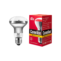 Лампа накаливания зеркальная Camelion E27 60W 220-240V рефлектор (1/100)