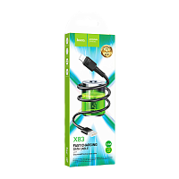 Кабель HOCO X83 USB (m)-Lightning (m) 1м 2.4A ПВХ черный (1/33/330)