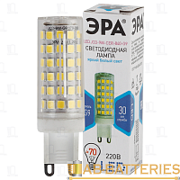 Лампа светодиодная ЭРА JCD G9 9W 4000К 170-265V капсула (1/100/500)