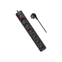 Сетевой фильтр Defender DFS 155 6р.С/З 10A 5.0м 125 Дж черный (1/30)