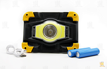 Фонарь прожектор Без бренда LL702 20W COB от батареек черный