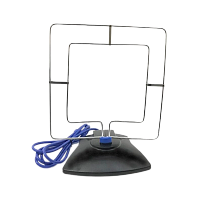 ТВ-Антенна комнатная Вектор AR-025 активная с питанием с усилителем DVB-T/T2 (1/50)