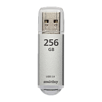 Флеш-накопитель Smartbuy V-Cut 256GB USB3.0 пластик серебряный 