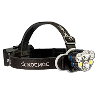 Фонарь налобный Космос KOC852Lit от аккумулятора (1/60)