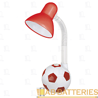 Светильник настольный Camelion KD-381 40W 230V E27 на основании красный (1/12)