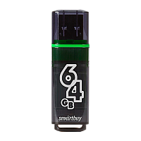 Флеш-накопитель Smartbuy Glossy 64GB USB3.0 пластик серый