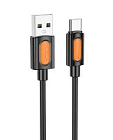 Кабель Borofone BX114 USB (m)-Type-C (m) 1м 3.0A силикон черный (1/360)