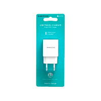 Сетевое З/У Borofone BA20A 1USB 2.1A белый (1/65/260)