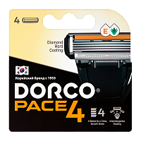 Сменные кассеты DORCO "PACE4" 4 лезвия 4шт. (цена за 1 шт) (4/24)