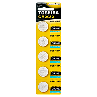 Батарейка Toshiba CR2032 BL5 Lithium 3V (5/100/12000) 
