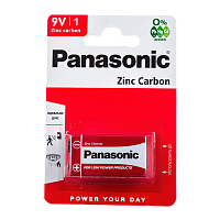 Батарейка Panasonic Крона 6F22 BL1 Zinc Carbon 1.5V (12/60)