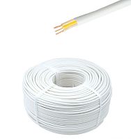Кабель электрический МарПосад ПВС 3 х 0.75 кв.мм НЕ ГОСТ белый бухта 200м (цена за 1м.)
