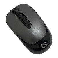 Мышь беспроводная Defender MM-605 классическая USB серый (1/40)