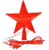 Фигурка BALANCE "Звезда на ёлку" 10LED 3м 15х15см красный (1/20)