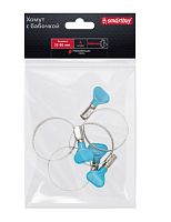 Хомут Smartbuy Бабочка нержавеющая сталь 32-50мм 4шт.