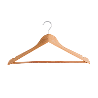 Вешалка-плечики Рыжий кот W2-PA 46-48р с антискользящим покрытием бежевый (1/100)