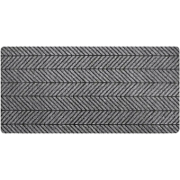 Коврик придверный Рыжий кот DM10 67х140см серый (1/10)