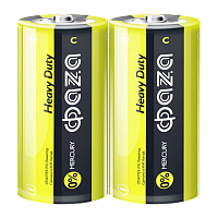 Батарейка Фаzа R14 C Shrink 2 Heavy Duty 1.5V (2/24/288)