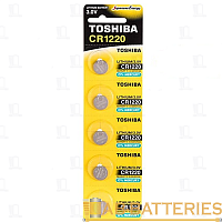 Батарейка Toshiba CR1220 BL5 Lithium 3V (5/100)