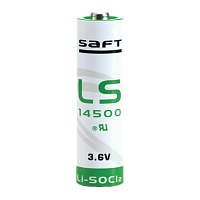 Батарейка Saft 14500 AA bulk Li-SOCl2 3.6V Франция (1/30)