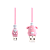 USB кабель REMAX Fortune (Micro) RC-106m Розовый