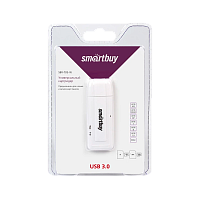 Картридер Smartbuy 705 USB3.0 SD/microSD белый (1/20)
