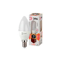 Лампа светодиодная ЭРА B35 E14 7W 2700К 170-265V свеча Frozed матовая (1/10/100)