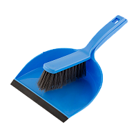 Щетка для пола Рыжий кот сметка с совком синий (1/12)