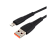 *Кабель GoPower GP07L USB (m)-Lightning (m) 2.4A силикон черный (1/200/800) 