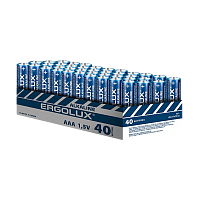 Батарейка Ergolux LR03 AAA BOX40 Alkaline 1.5V (40/480)