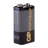 Батарейка GP Supercell Крона 6F22 Shrink 1 Heavy Duty 9V (1/10/500)