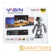 Приставка для цифрового ТВ YASIN D7000 DVB-T/T2 металл черный (1/60) 