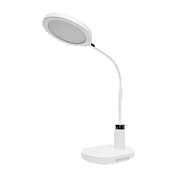Светильник настольный Ultraflash UF-803 12W LED на основании 3 ур.ярк. белый (1/20)