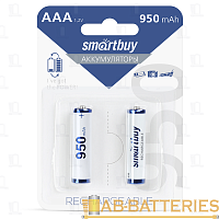 Аккумулятор бытовой Smartbuy HR03 AAA BL2 NI-MH 950mAh (2/24/240)