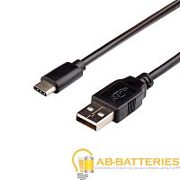 Кабель Atcom USB (m)-Type-C (m) 0.8м силикон черный (1/10/500)