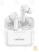 Наушники внутриканальные Lenovo QT82 bluetooth 5.0 с микр. белый