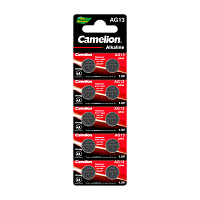 Батарейка Camelion G13/LR1154/LR44/357A/A76 BL10 Alkaline 1.5V (10/100/3600/126000)