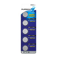 Батарейка Pleomax CR2032 BL5 Lithium 3V (5/100/2000/60000)