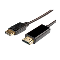 Кабель Atcom DisplayPort (m)-HDMI (m) 2м ПВХ ver.2.0 черный (1/10/100)