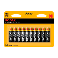 Батарейка Kodak XTRALIFE LR6 AA BL8+2 Alkaline 1.5V (10/120/480/19200)