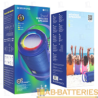 Портативная колонка Borofone BR13 bluetooth 5.0 microSD синий (1/25) 